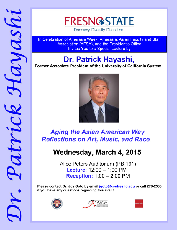 Aging the Asian American Way Featuring Dr. Patrick Hayashi