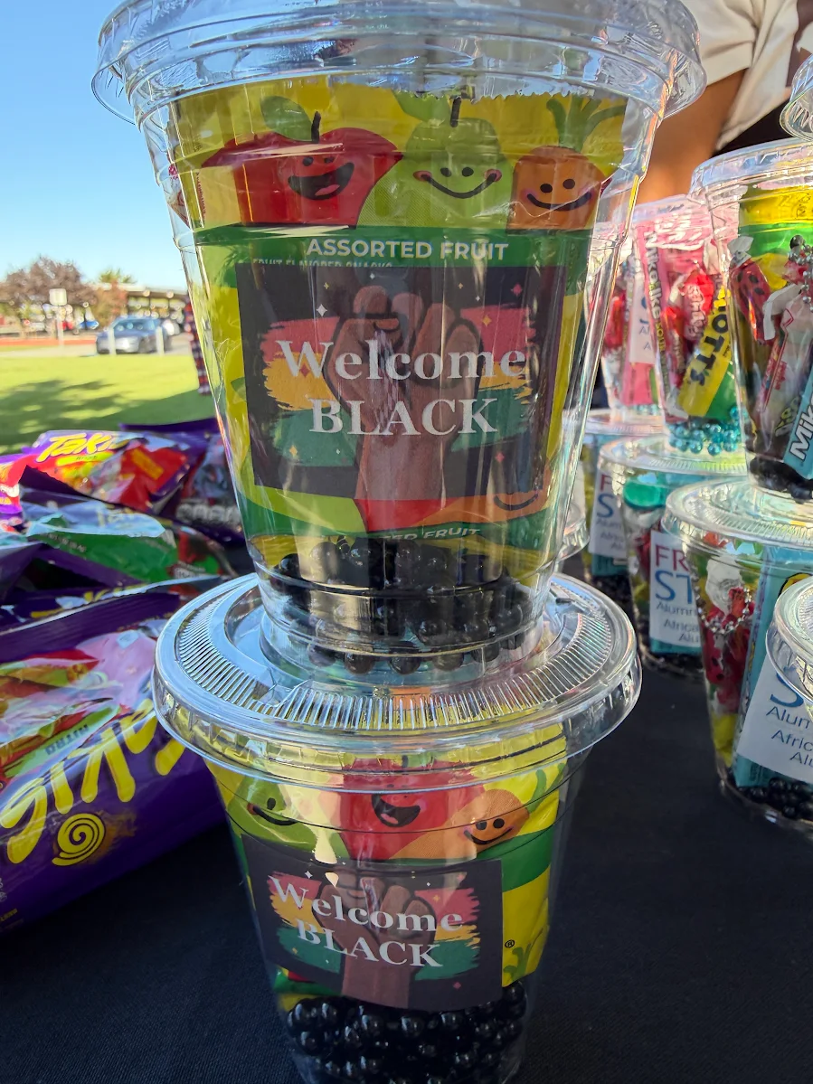 Photo of event snacks and giveaways