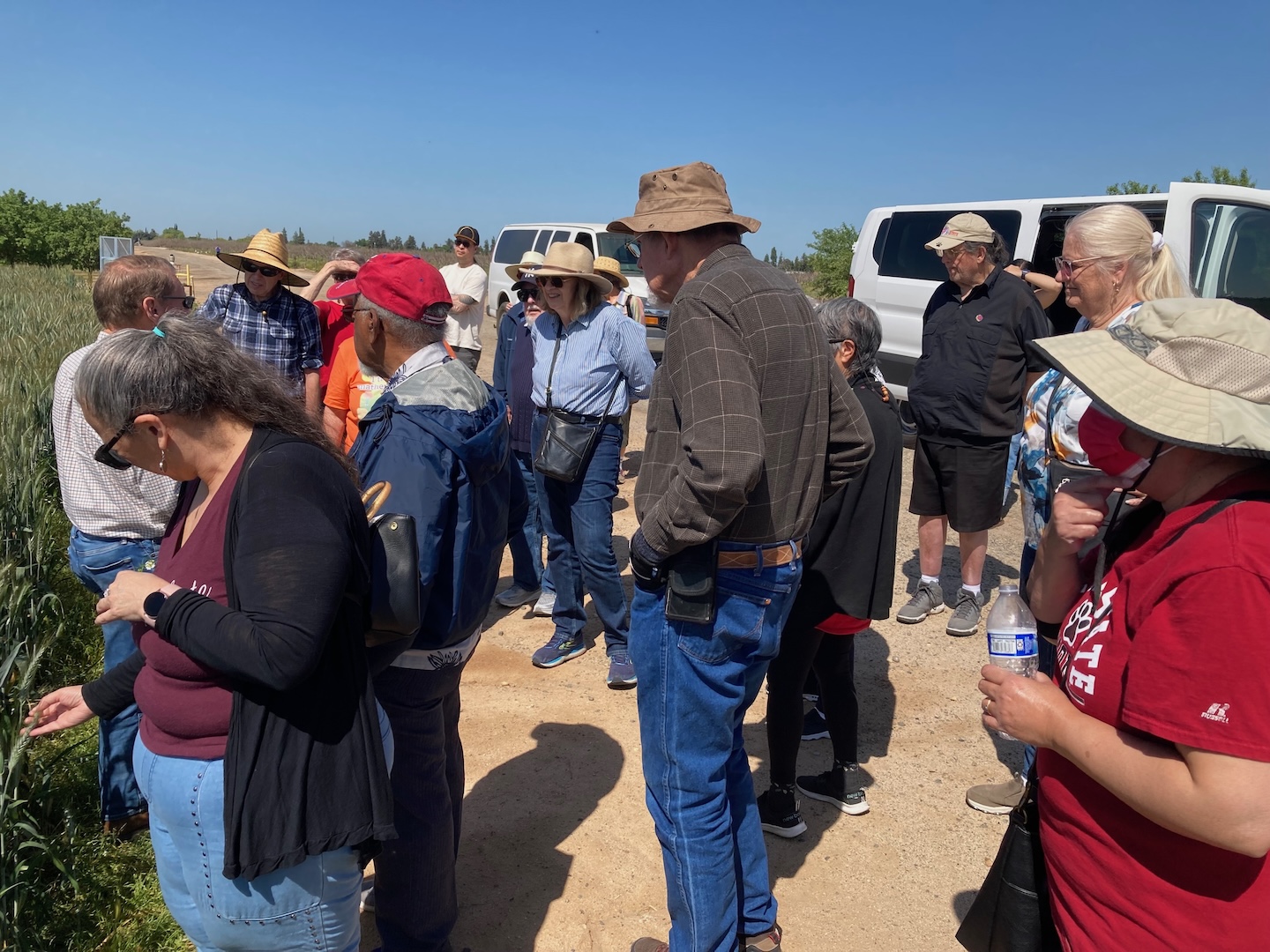 Group photo on CSUF Farm Tour