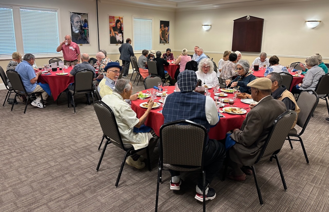 Photo of group enjoying lunch at the ERA Spring 2023 luncheon
