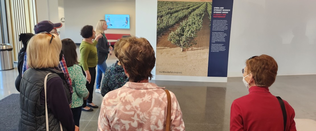 Group touring new Lynda and Stewart Student Union