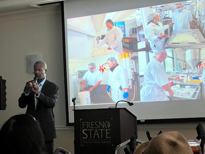 Dean St. Hilaire presenting