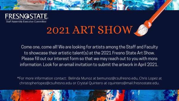 Save the Date Art Show 2021