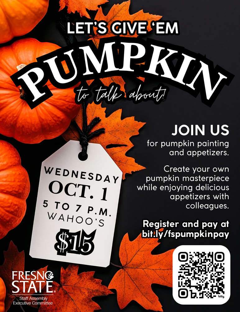 Let's give them pumpkin to talk about!