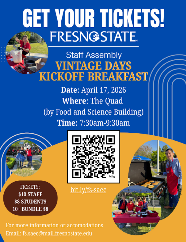 SAEC Vintage Days Breakfast Flier